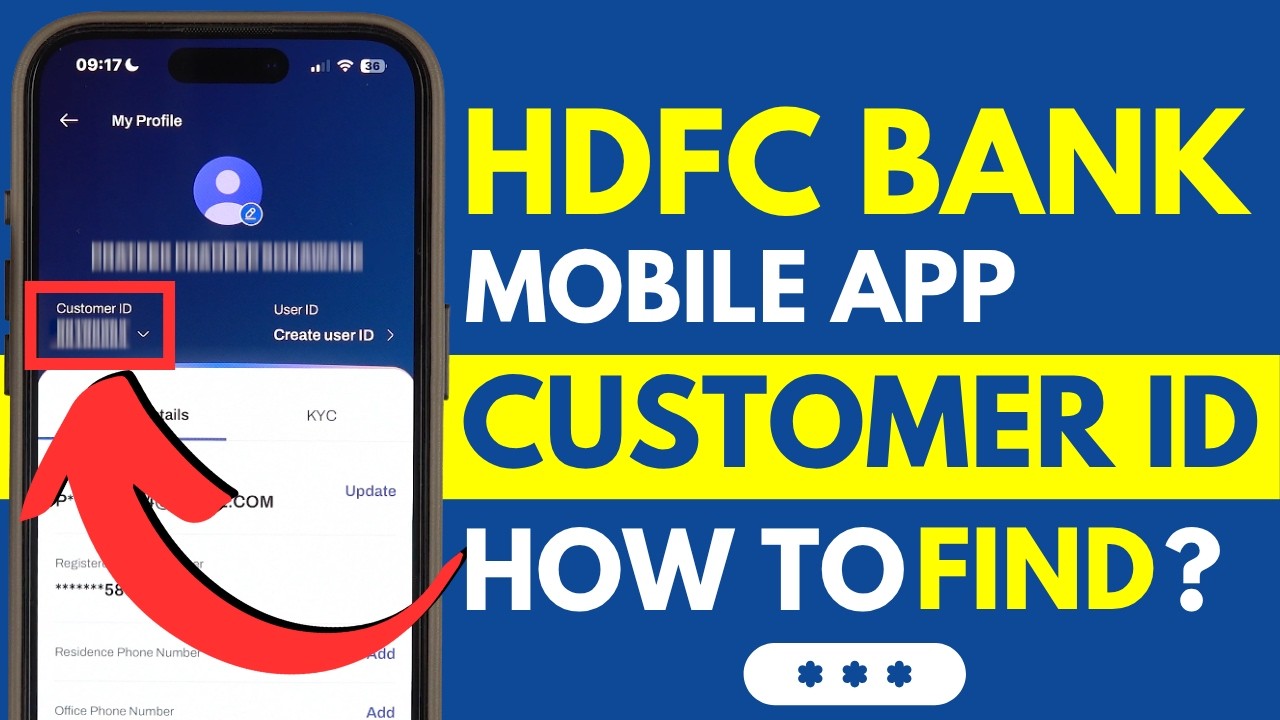 How to Know Customer ID in HDFC Bank App? Forgot Customer ID HDFC Bank