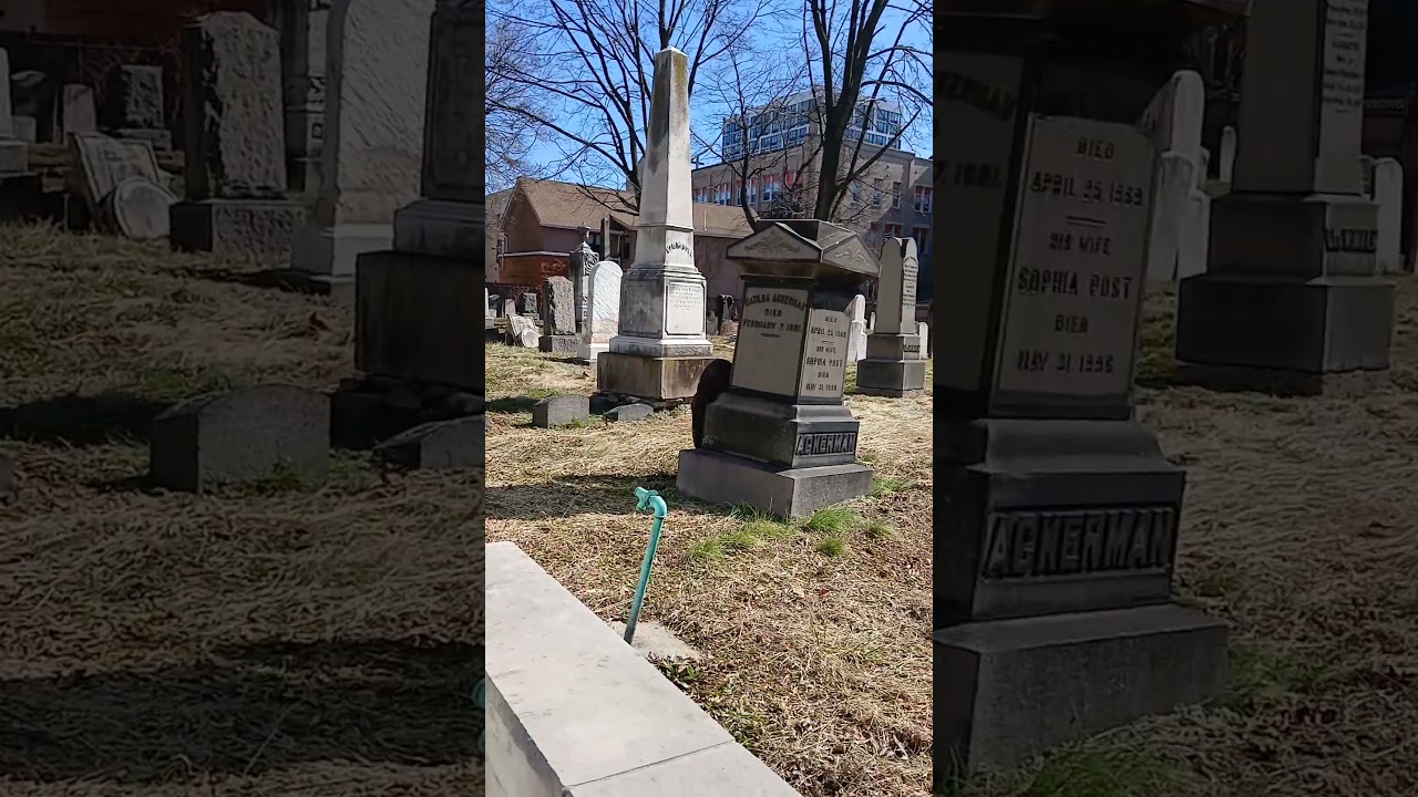 Visit Old Bergen Church Cemetery in Jersey City New Jersey near Journal Square!