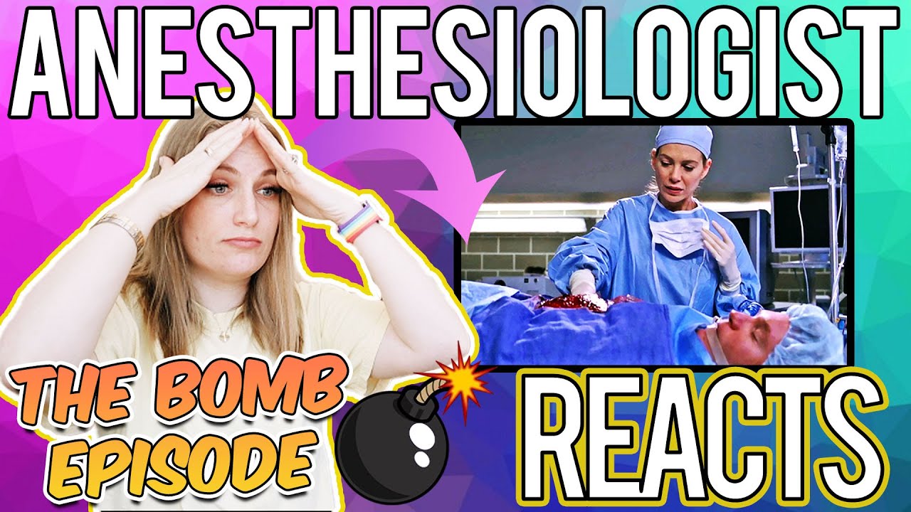 Anesthesiologist REACTS: Grey's Anatomy Bomb/Code Black! S2E16
