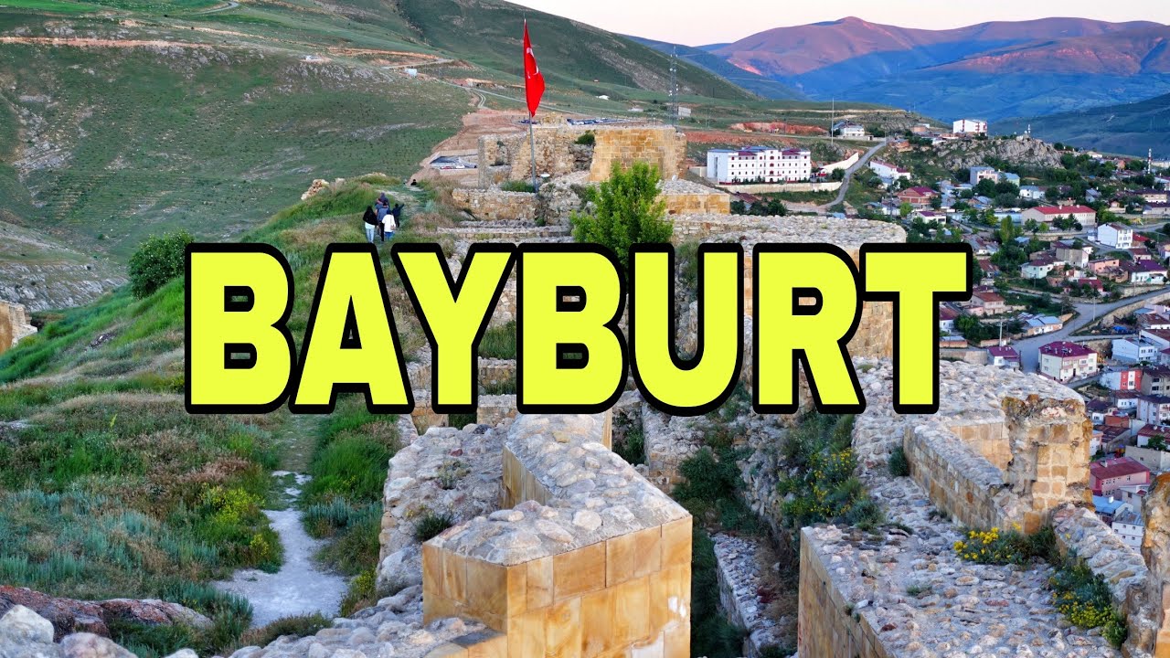 Bayburt Şehir Merkezi | Bayburt Kalesi | &Ccedil;oruh Nehri  #bayburt #seyahat #coğrafya