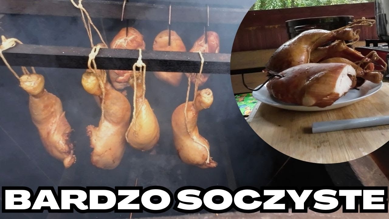 Wędzenie piersi i ćwiartek z kurczaka