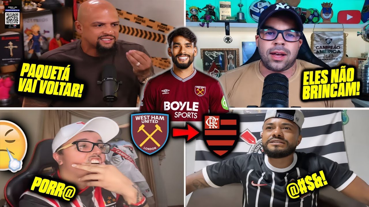 Rivals' reactions after Paquet&aacute; returns to Flamengo! Let's laugh!!?