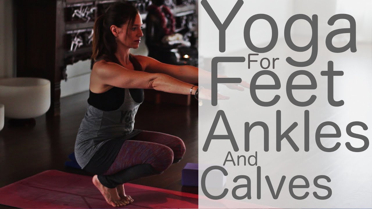 30 Minute Hatha Yoga for feet, ankles and calves | Fightmaster Yoga Videos