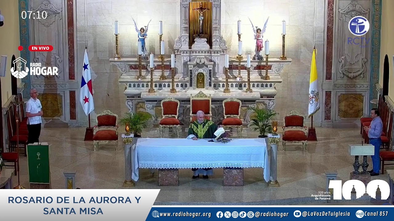 ROSARIO DE LA AURORA Y SANTA MISA, SANTUARIO NACIONAL