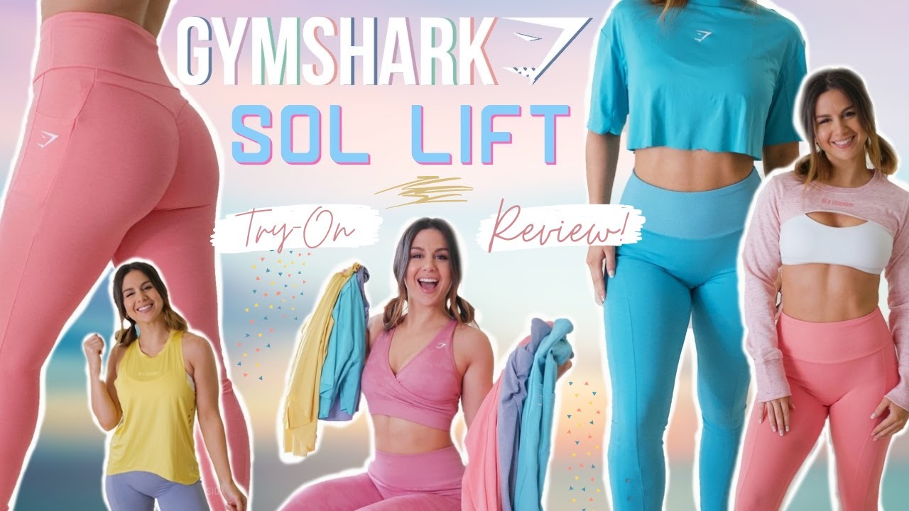GYMSHARK SOL LIFT COLLECTION REVIEW, TRY ON & HAUL! DETAILED GYMSHARK SOL LIFT NEW RELEASES REVIEW!