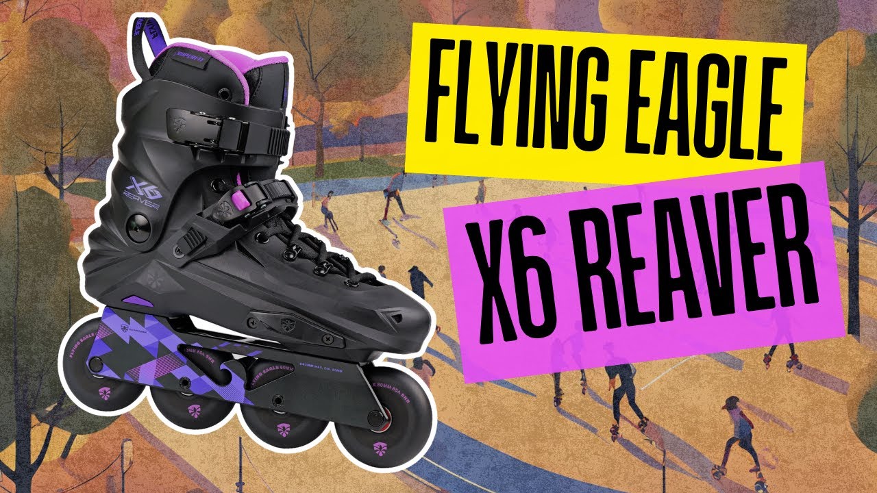 REVIEW SEPATU RODA FLYING EAGLE X6 REAVER || REVIEW INLINE SKATE