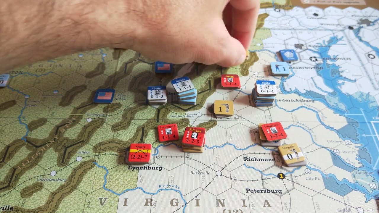 Biggest battle yet (27SPs, 135,000 men): Lee counter-attacks in the East Theatre (US Civil War)