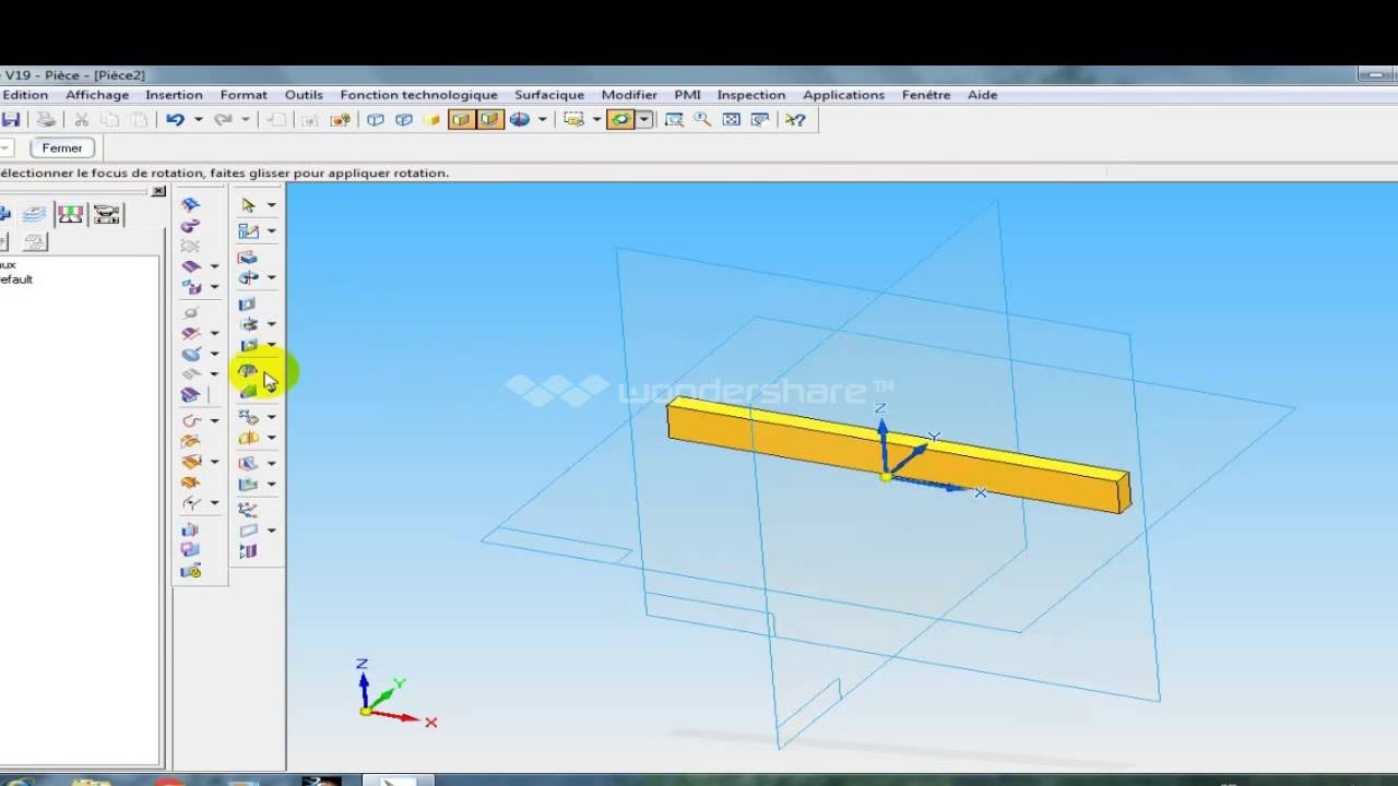 comment realiser une piece avec solidedge