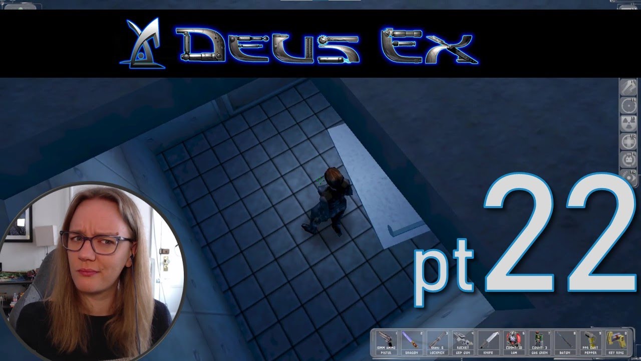 Let's Play Deus Ex (2000) [22] [Blind] Can Tiffany be saved??