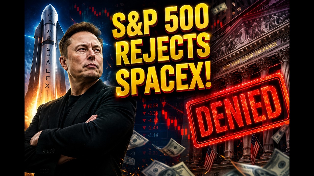 Почему S&P 500 только что ОТКАЗАЛ SpaceX в IPO на 1,75 триллиона долларов