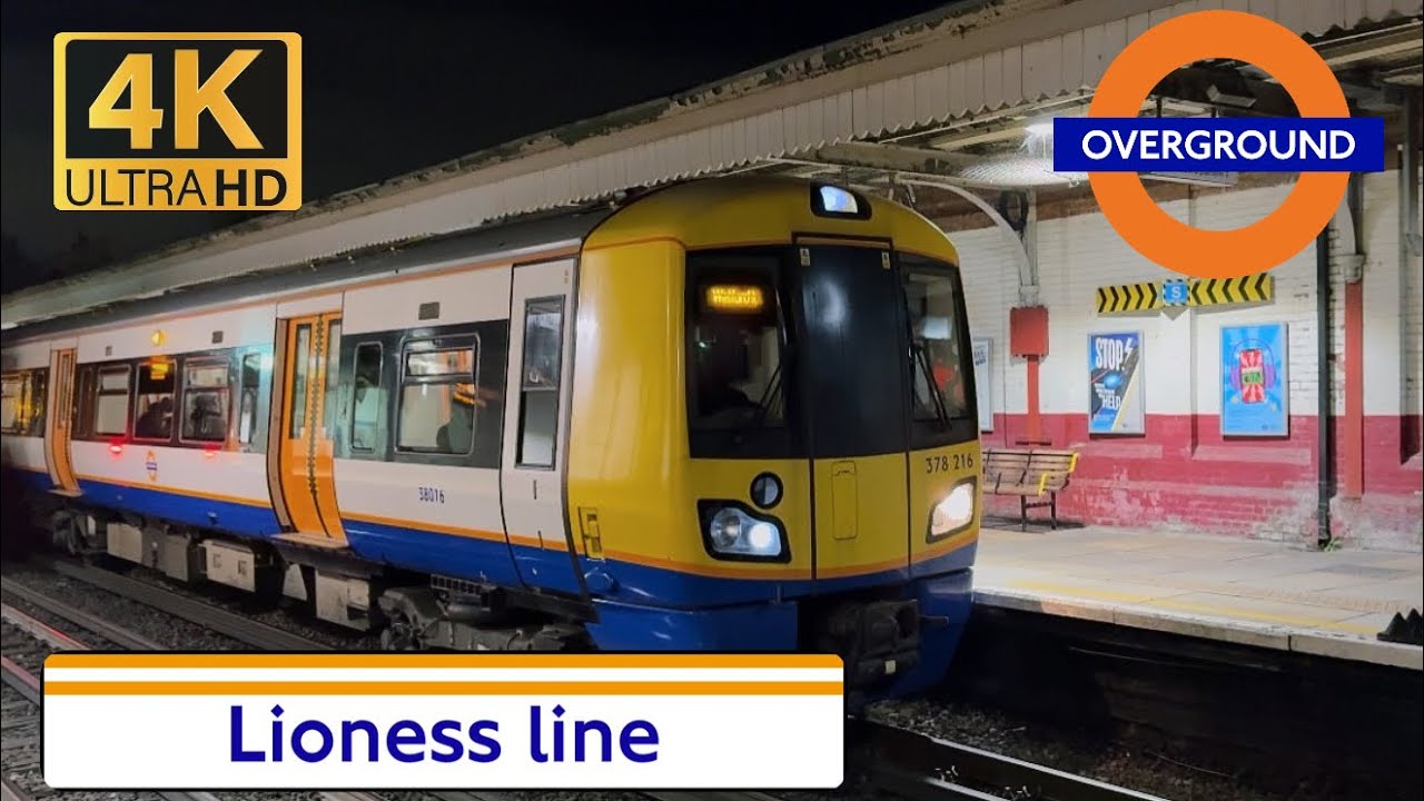 London Overground Lioness Line Class 378 Departing North Wembley Station (25.11.2025)