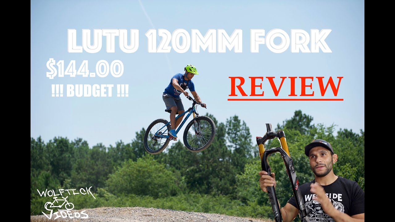 LUTU 120mm Fork REVIEW on a Black Diamond Trail!!!