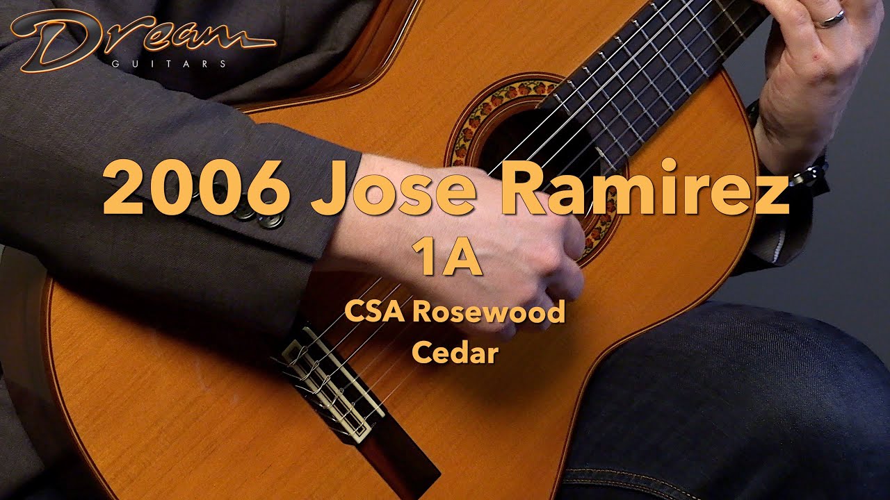 Dream Guitars - 2006 Jose Ramirez 1A, CSA Rosewood/Cedar 