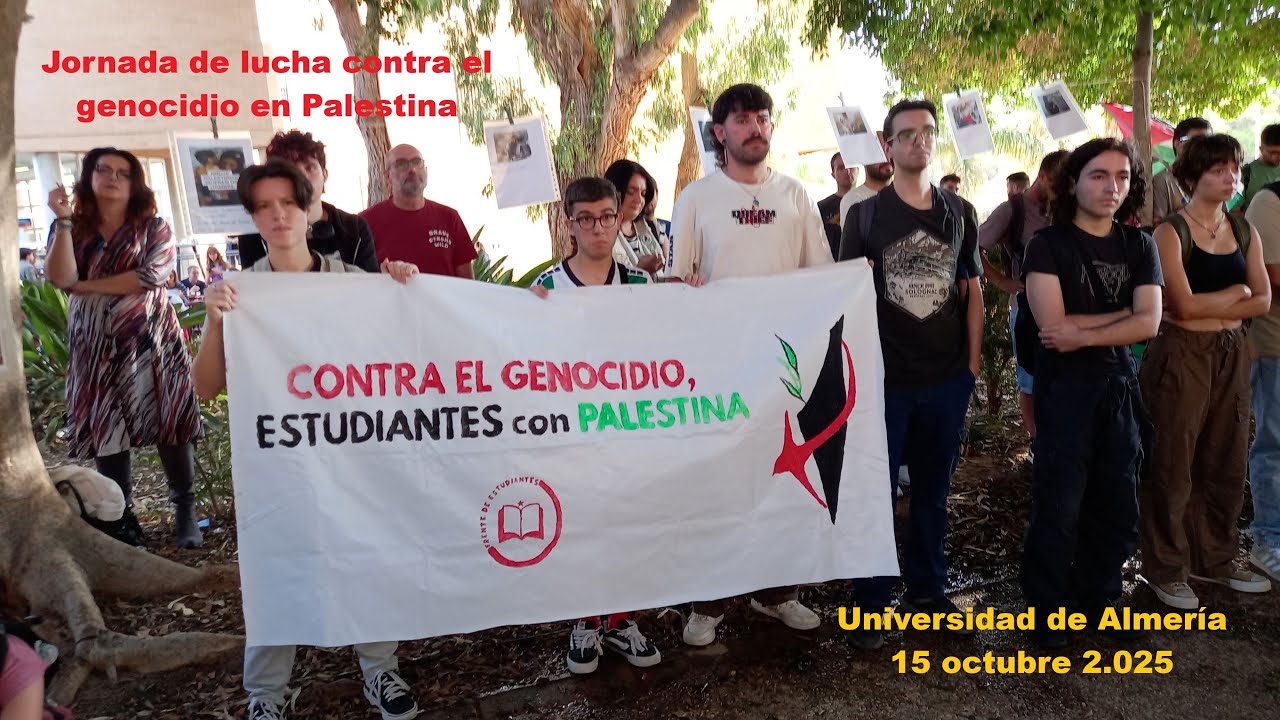 Jornada de Lucha contra el Genocidio en Palestina * Universidad de Almería