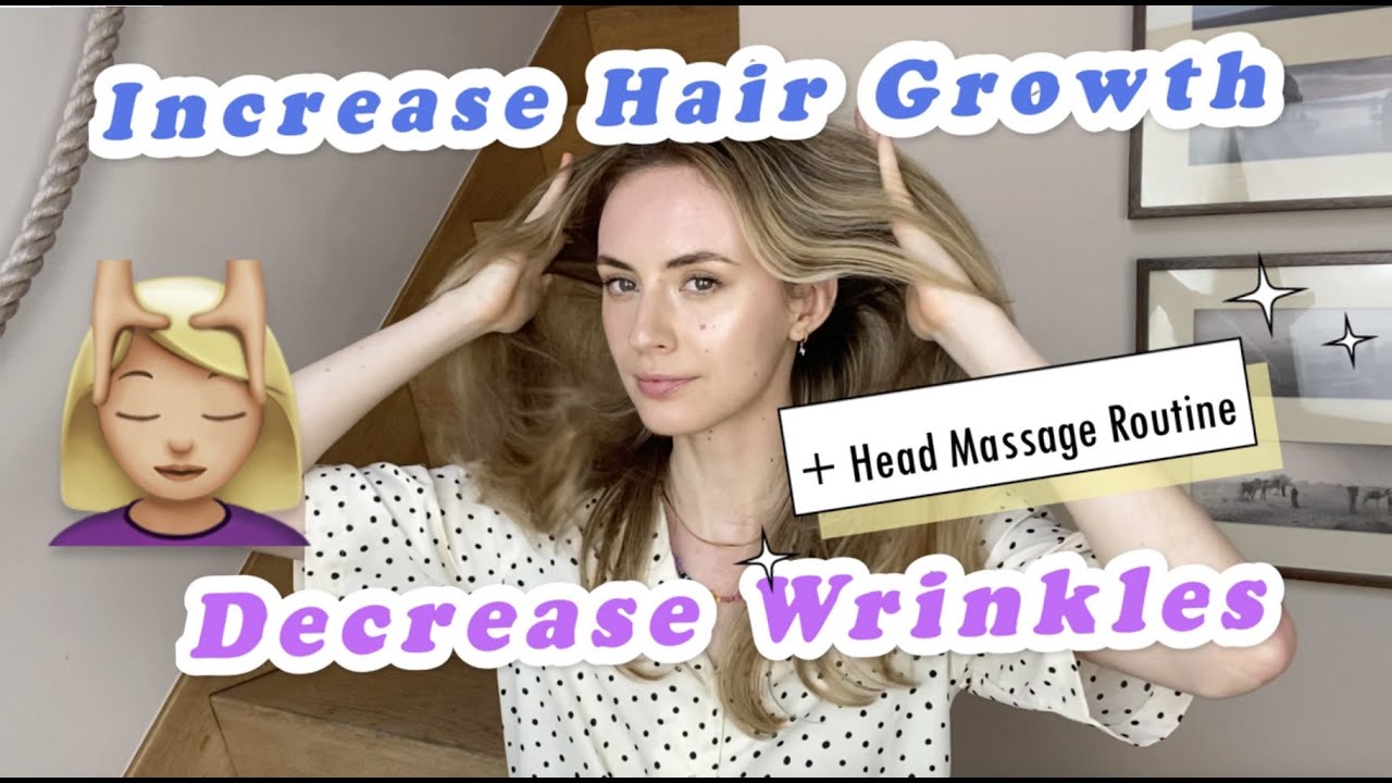 How To Increase Hair Growth 💆🏻‍♀️ | Reduce Wrinkles & Get Glowing Skin ✨| Head Massage Routine 💕