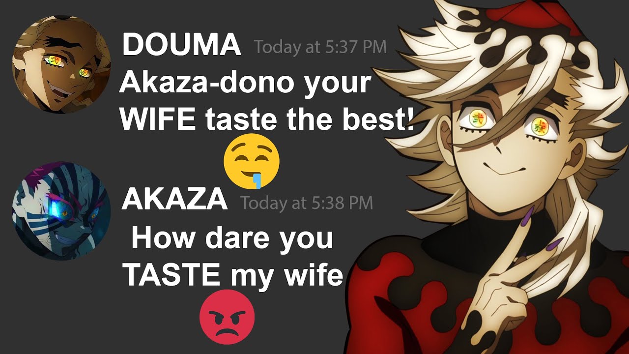 Douma Roasting His Fellow Upper Moons and Muzan | if Demon Slayer was DISCORD | Shizu Sensei