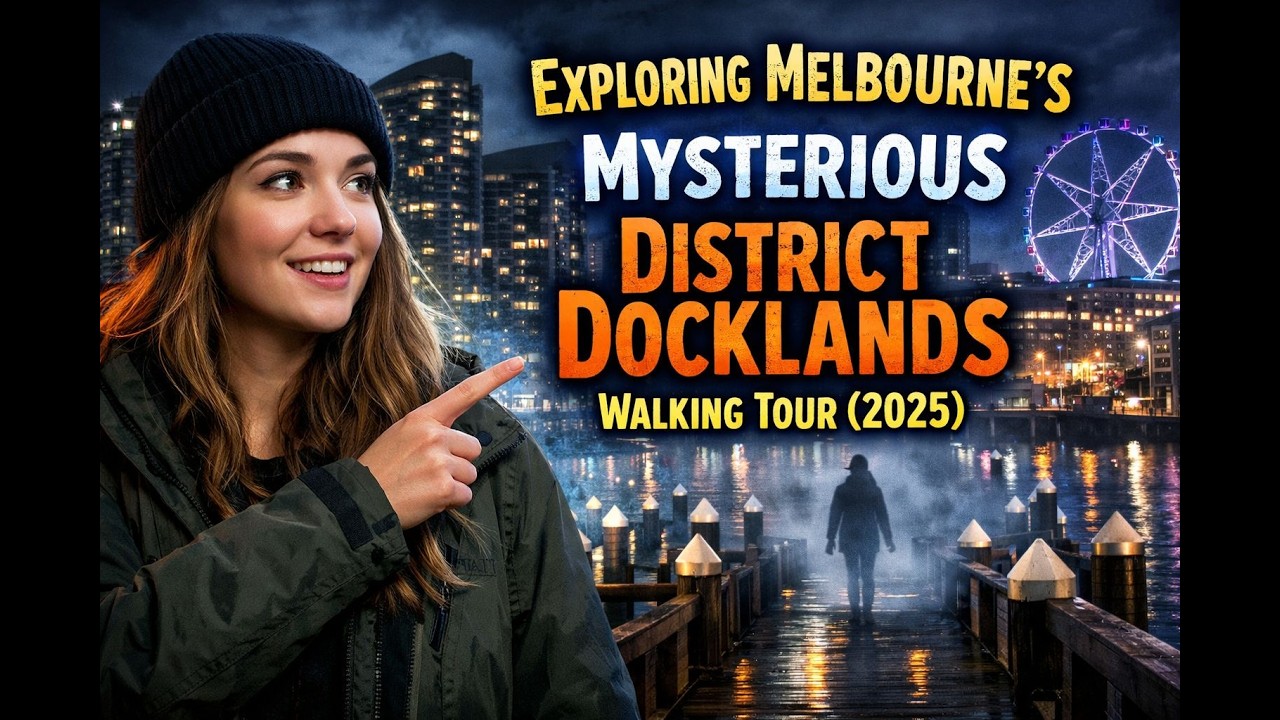 Exploring Melbourne's Mysterious District Docklands in 4K