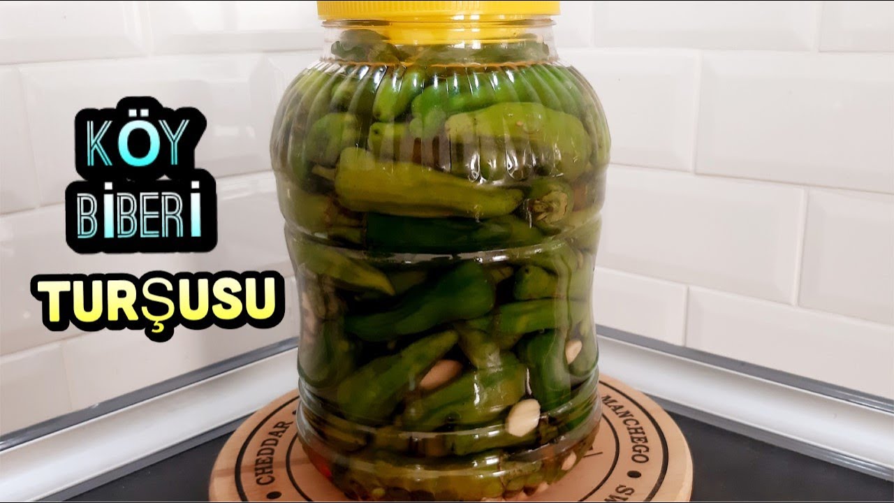 BU TURŞUYA BAYILACAKSINIZ... TAM KIVAMINDA  KÖY BİBERİ  TURŞUSU / FİSUN YILMAZ
