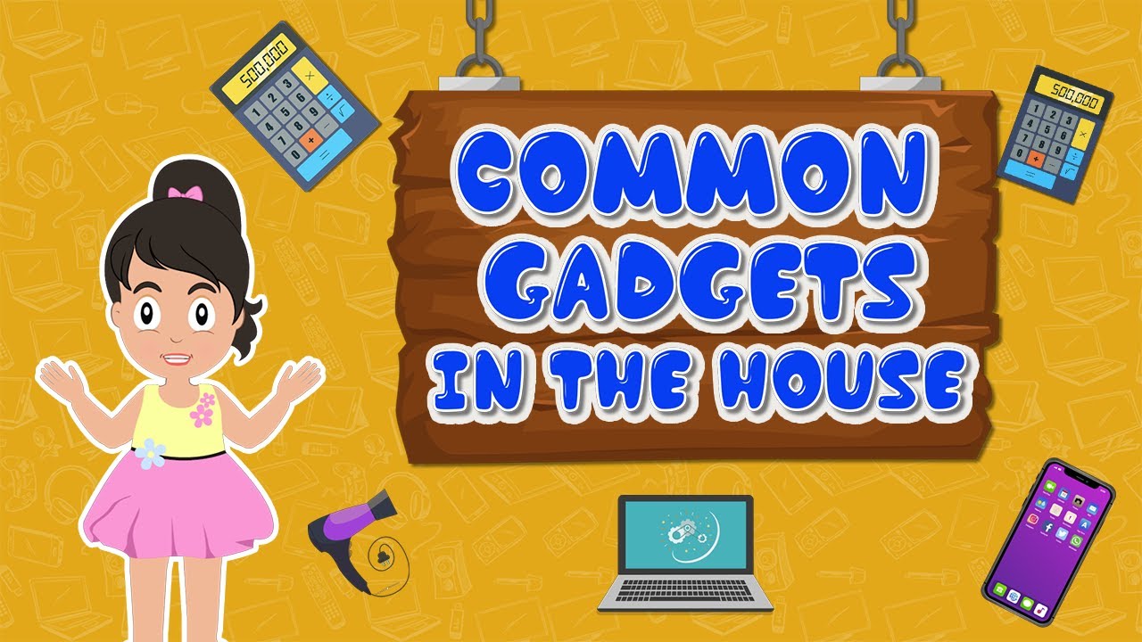 Common Gadgets | Common Gadgets In The House | KooBoo | English Kids Learning
