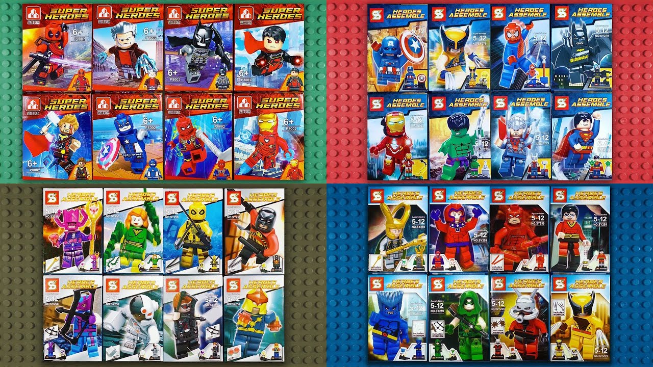 LEGO Marvel DC Compilation (knock-off)
