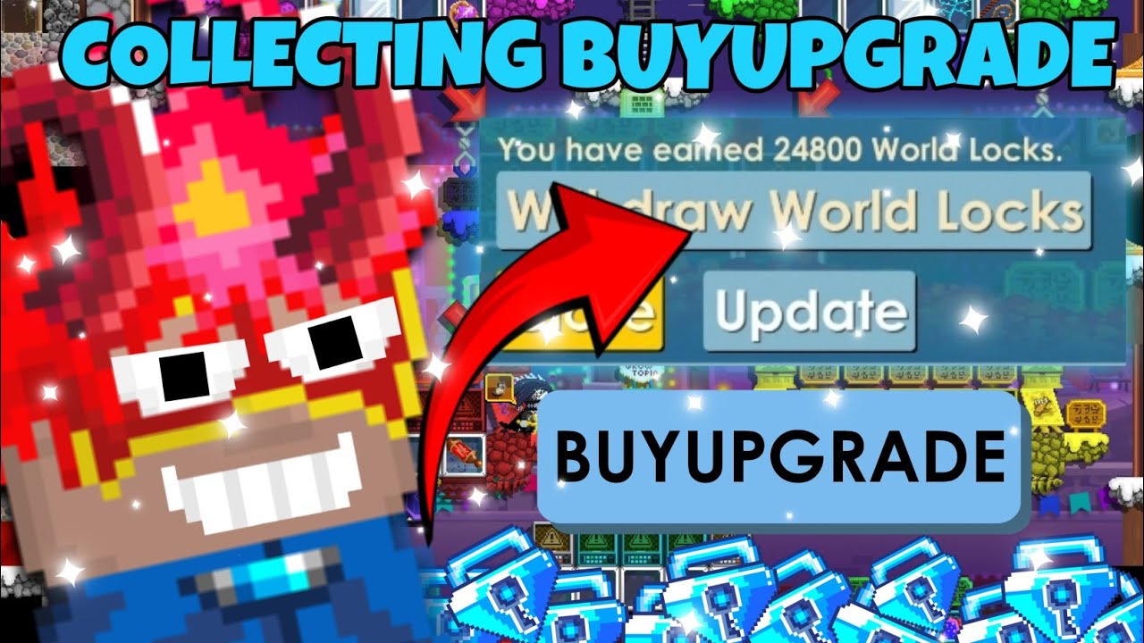 COLLECTING BGLS FROM BUYUPGRADE (TONS BGLS!) | Growtopia 
