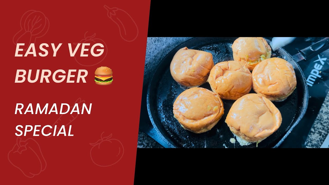 Easy veg burger