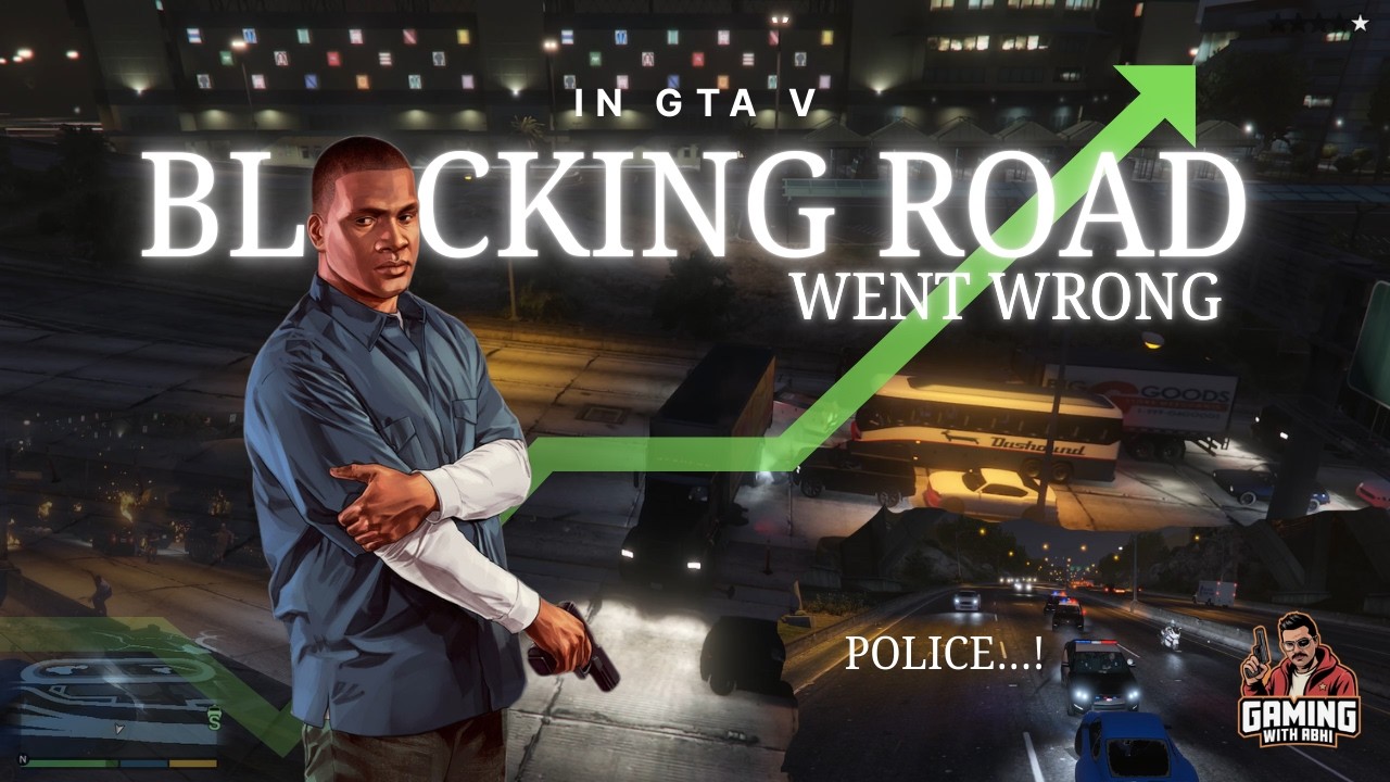 I Blocked The Road in GTA 5…It Turned Into TOTAL CHAOS! 🚗 #GTA5Mods #Franklin #GTACrazy #viralgaming