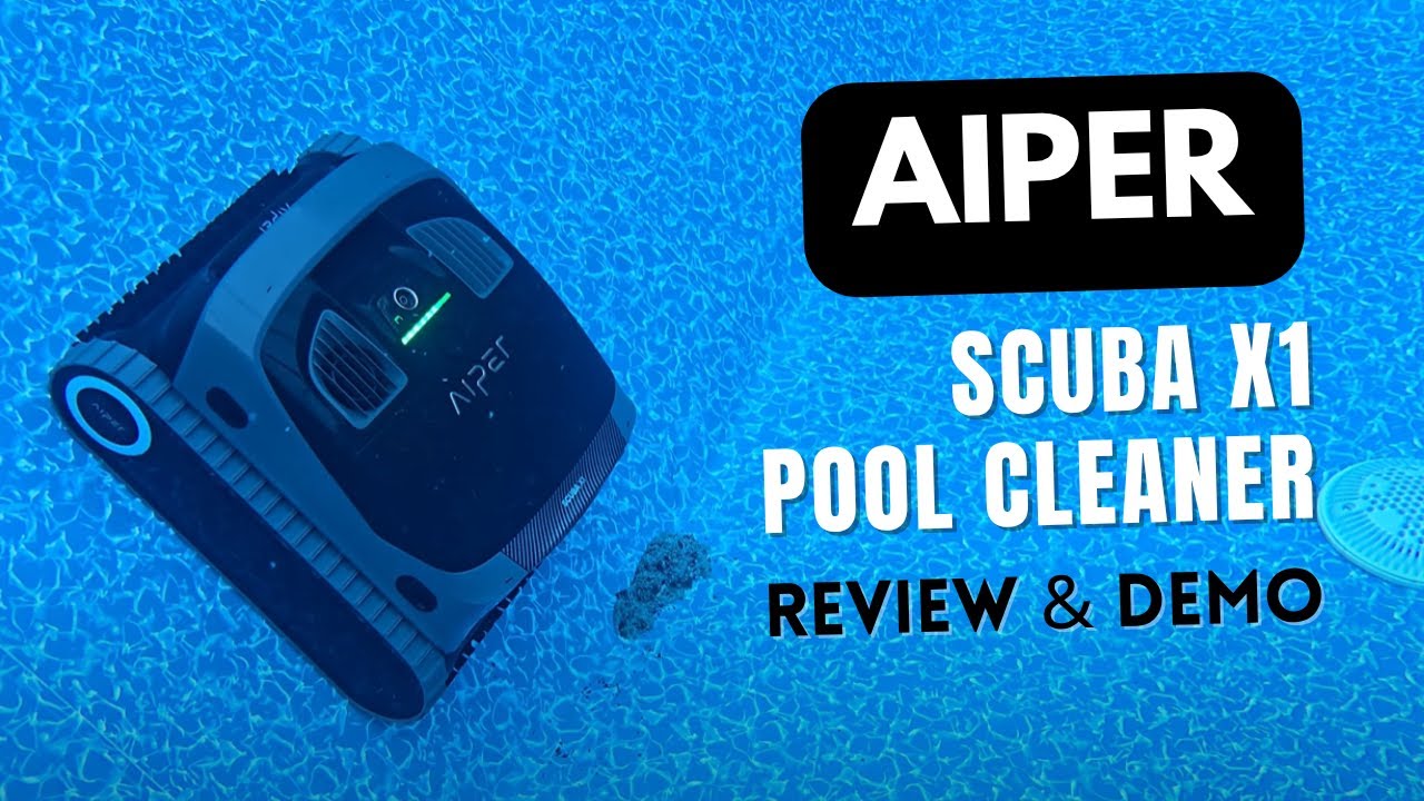 Aiper Scuba X1 Robot Pool Cleaner Review - Watch It Clean