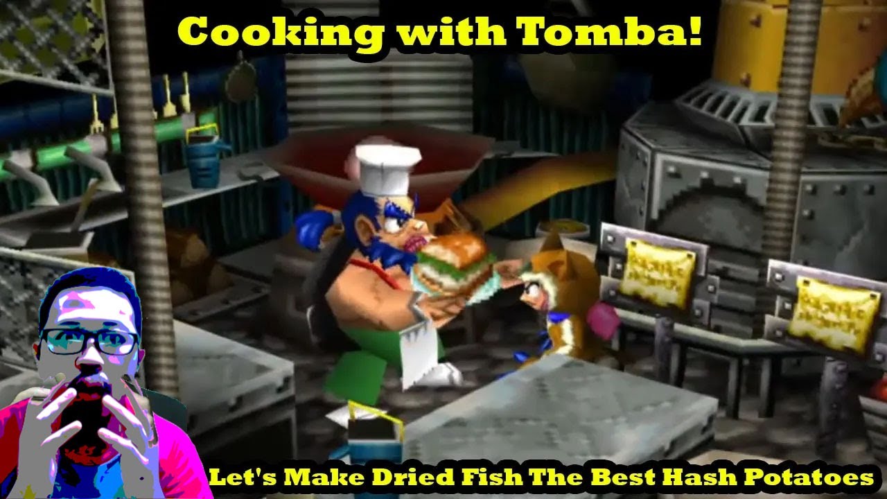 Cooking with Tomba! Let's Make Dried Fish The Best Hash Potatoes! Steak Sandwich #sidequesttomba2