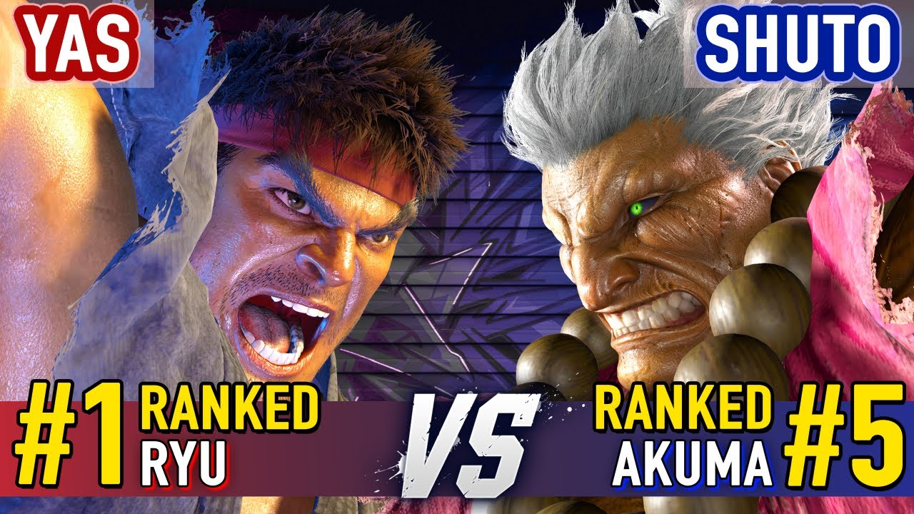 SF6 ▰ YAS (#1 Ranked Ryu) vs SHUTO (#5 Ranked Akuma) ▰ High Level Gameplay