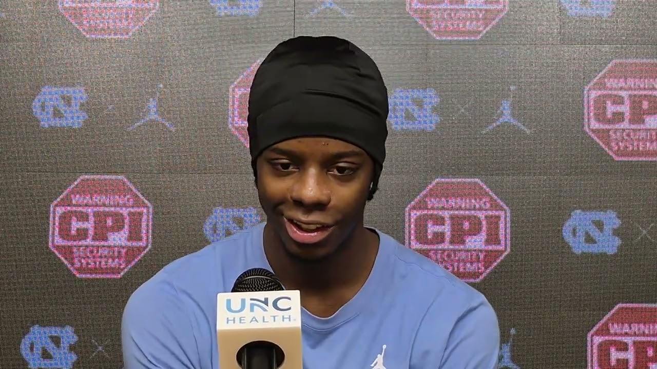 Caleb Wilson press conference ahead of his first game against Duke #UNC