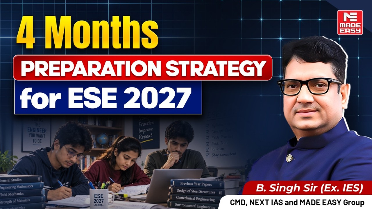 UPSC ESE 2027 | How to Utilise the Last 4 Months? | Complete Preparation Strategy!