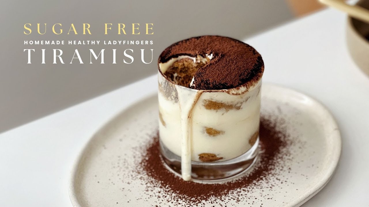 Healthy Sugar Free Ladyfingers & Tiramisu Recipes