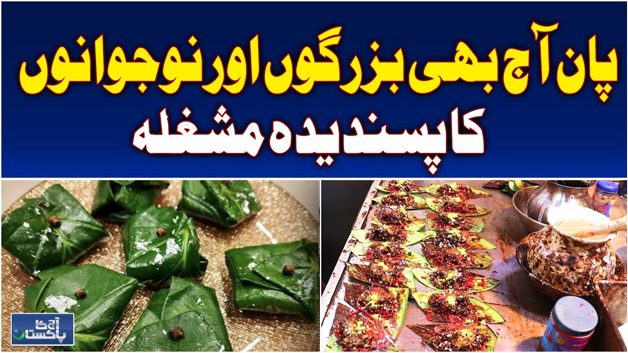 Pan Tradition in Pakistan | Cultural Heritage from Subcontinent | Karachi & Punjab Usage