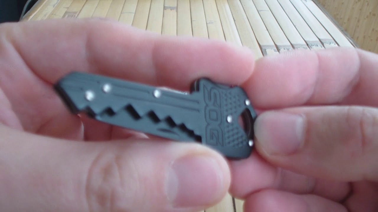 SOG Key Knife Black  Маленький нож можно...