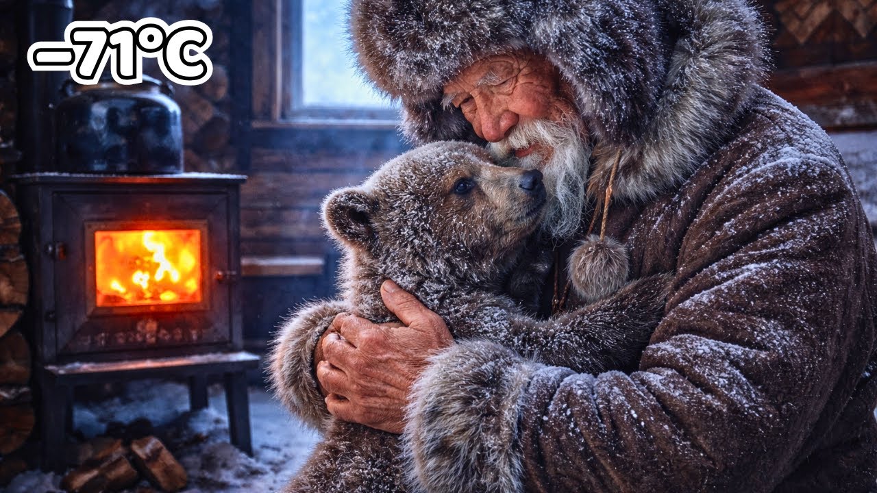 An Elderly Man Saved a Freezing Bear Cub at –71°C in Siberia | Arctic Rescue