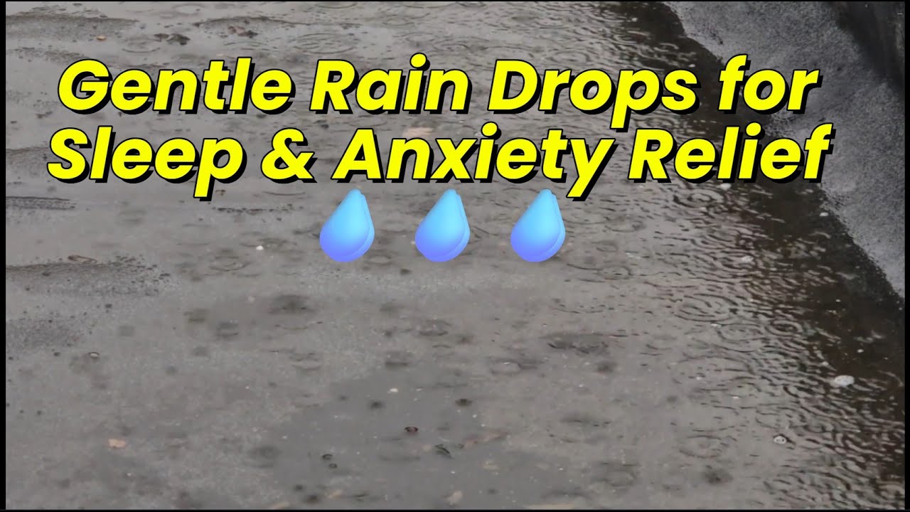 Rain ASMR 🌧 | Gentle Rain Drops for Sleep & Anxiety Relief #rain #rainsounds #asmr #relaxation