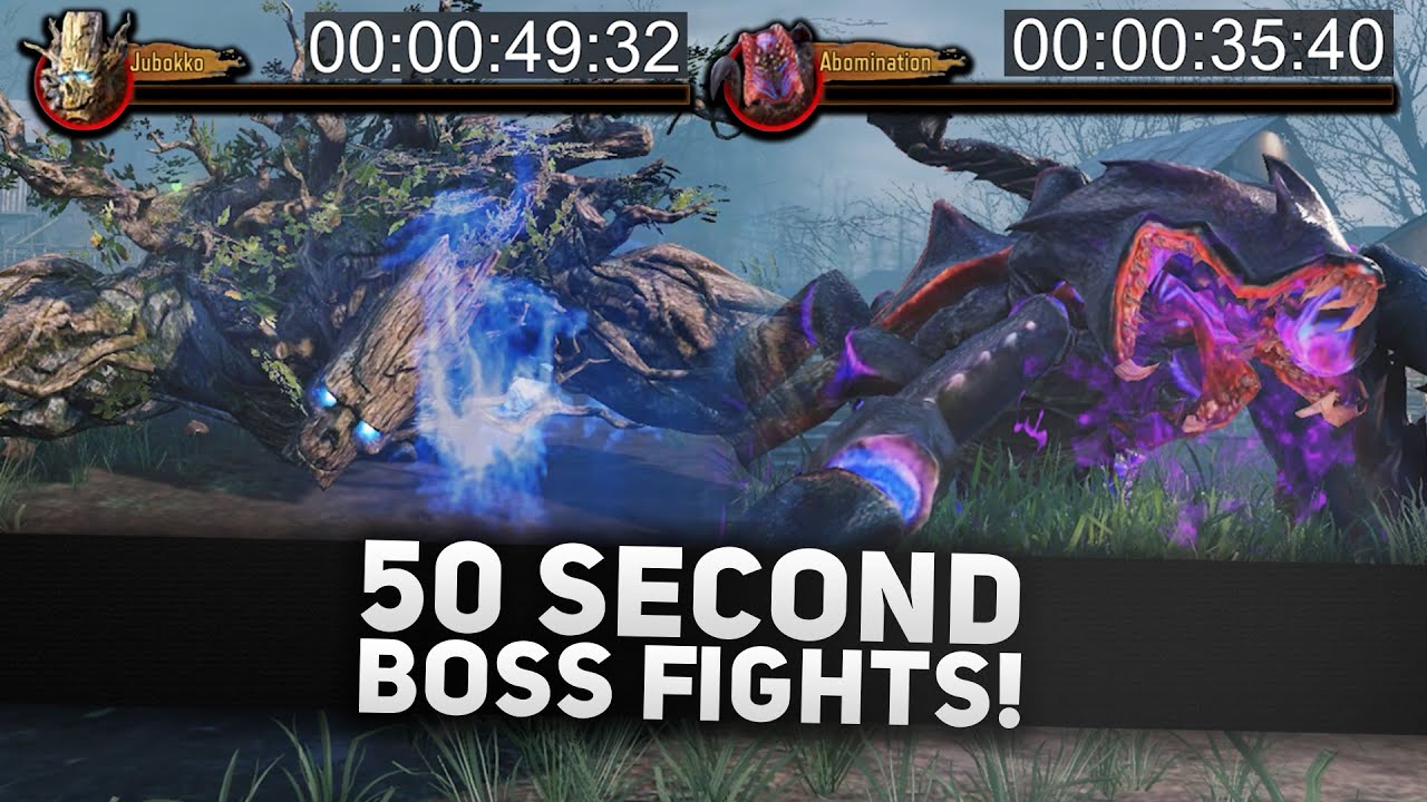 Under 50 SECOND Abomination and Jubokko COD Mobile Boss Fights... The Fastest Strategy
