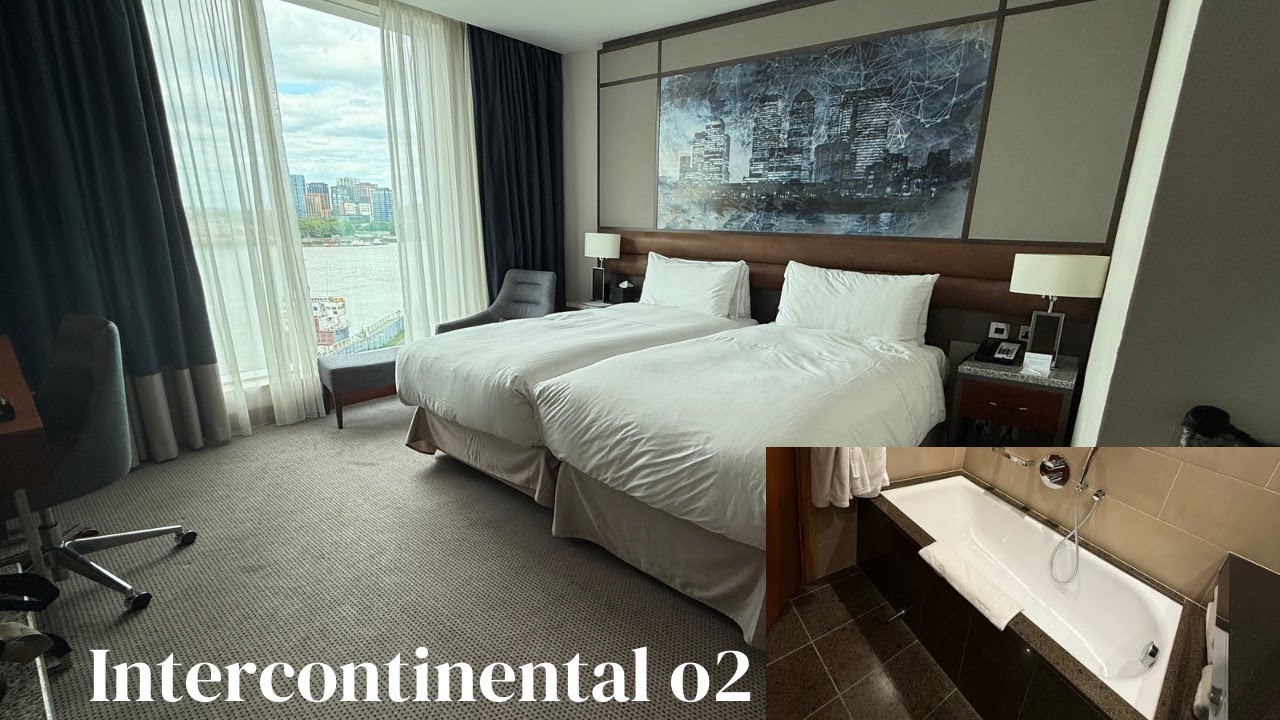 Intercontinental London - The o2 Room Tour | Room 504 | Classic Twin with river view