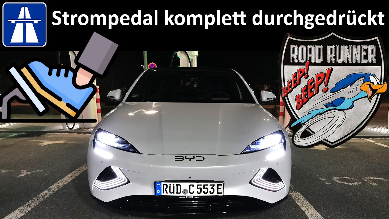 BYD Seal - Vollstrom Autobahn Deutschland 