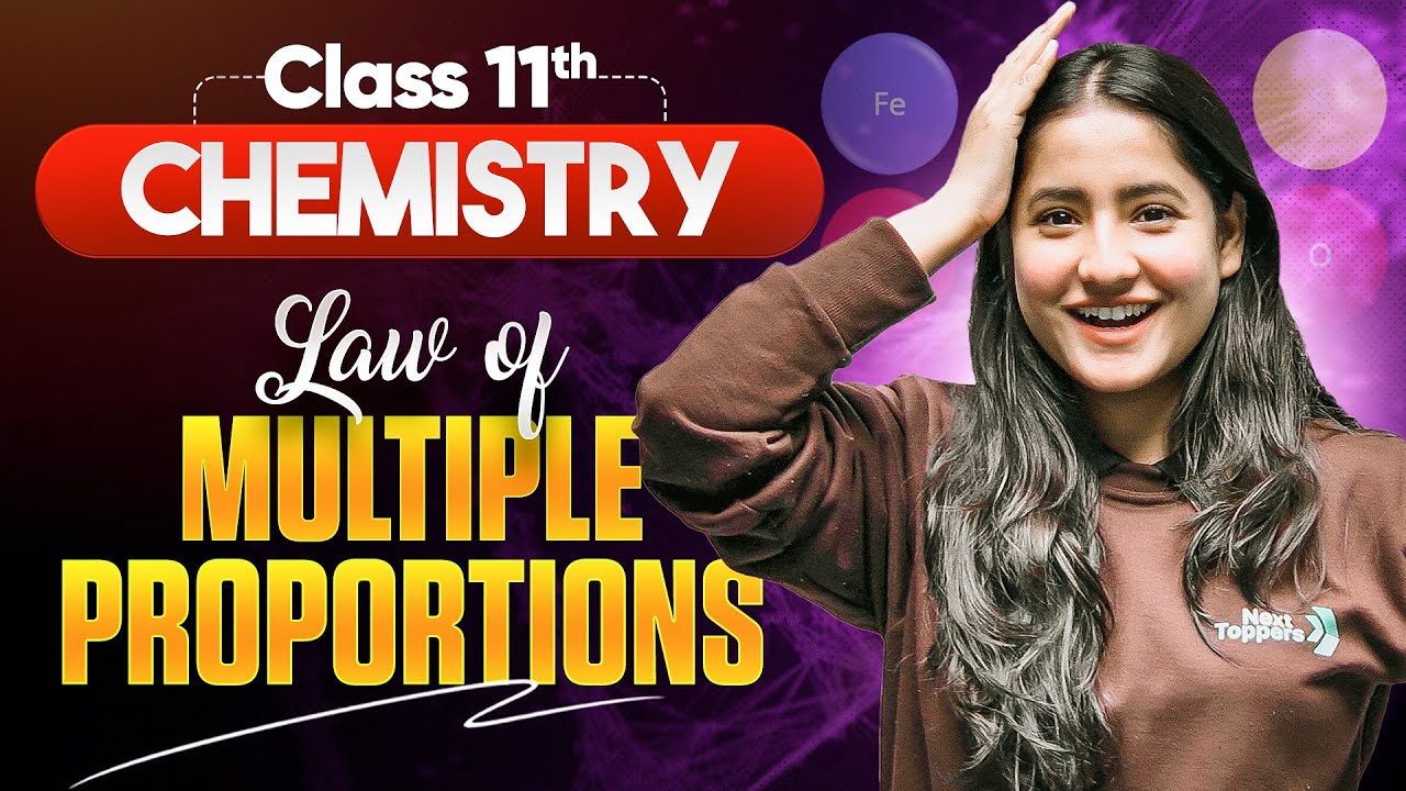 Prarambh 2025 | Law of Multiple Proportions Class 11 Explained in 1 Mins | 11th Chemistry Chapter-1