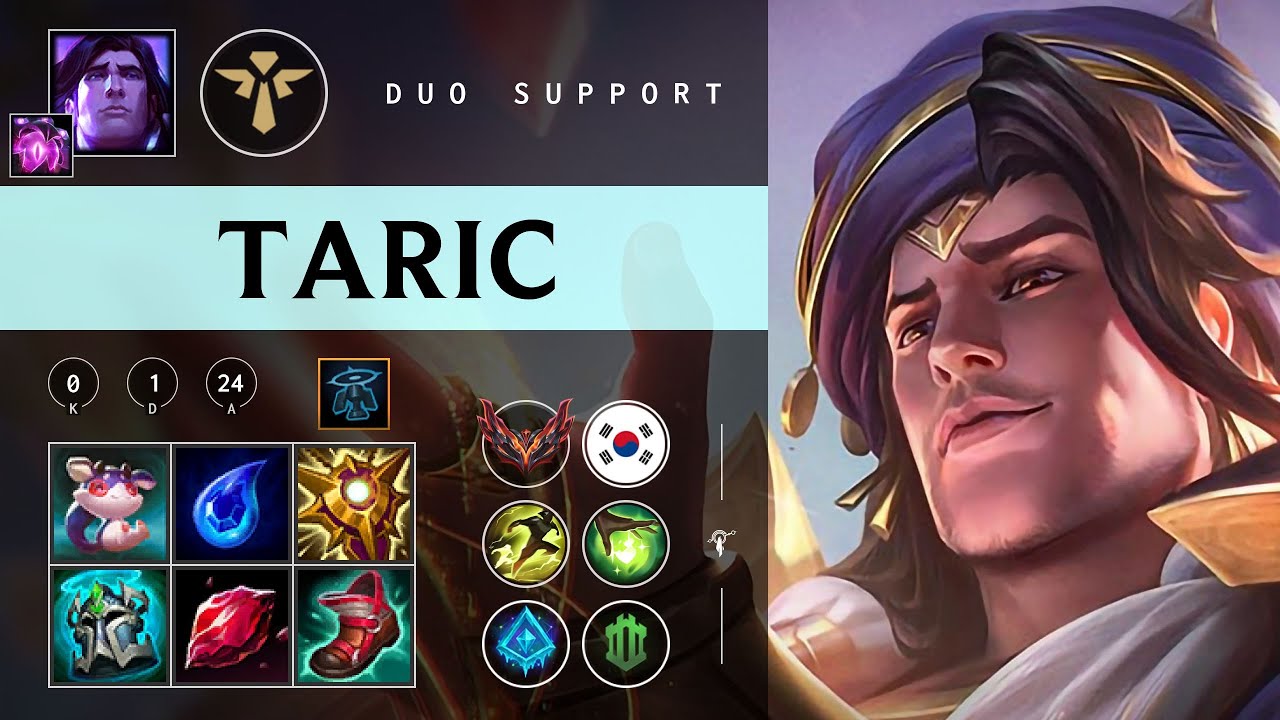 Taric Support vs Swain - KR Grandmaster Patch 26.02