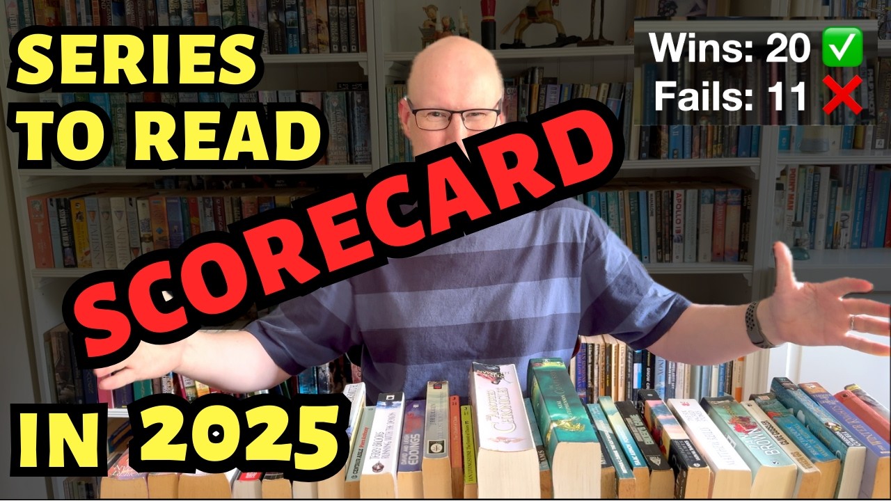 Book Series to Read in 2025 - How did I do? Here's my scorecard - SciFi/Fantasy