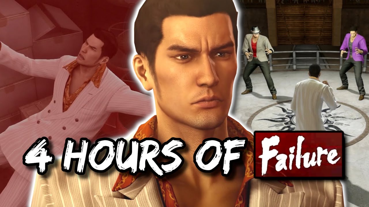 Я пытался пройти все кульминационные битвы Yakuza 0 за 1 видео...