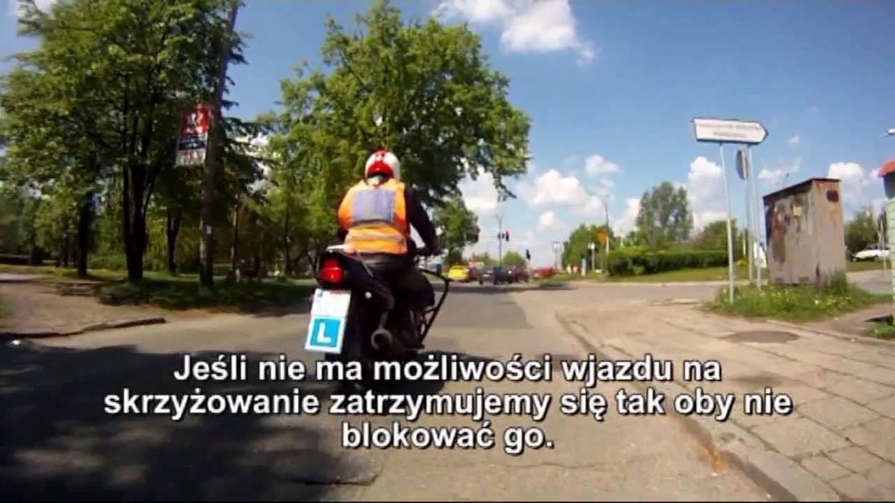 Trasa Egzaminacyjna kat.A Dąbrowa Górnicza 2012 - Motocyklowa Szkoła Jazdy Vmax