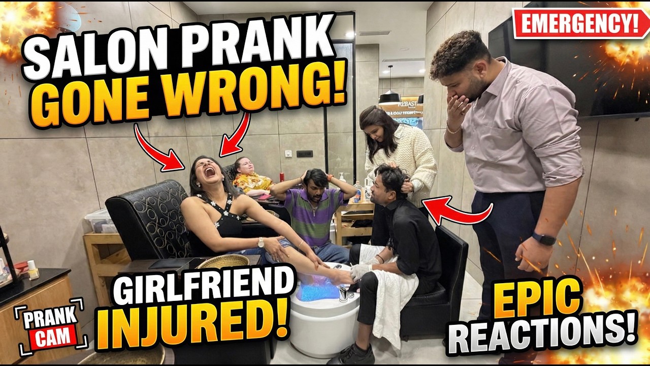 BROKE HER NAIL 😖 PRANK IN SALON GONE TOO EXTREME 🤣 | EPIC REACTIONS | EVERYONE WAS SHOCKED 😱