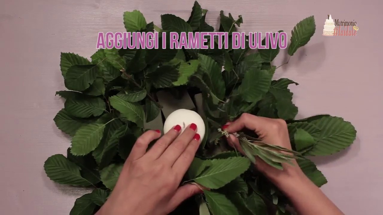 Crea un centrotavola per gli sposi con rose e cero