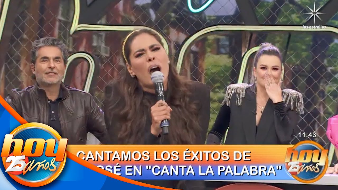 María José se divierte con la pasión de Galilea al cantar | Programa hoy