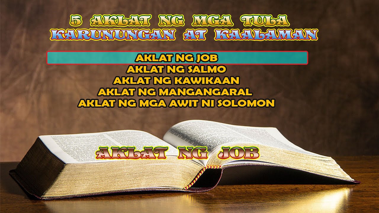 AKLAT NG JOB