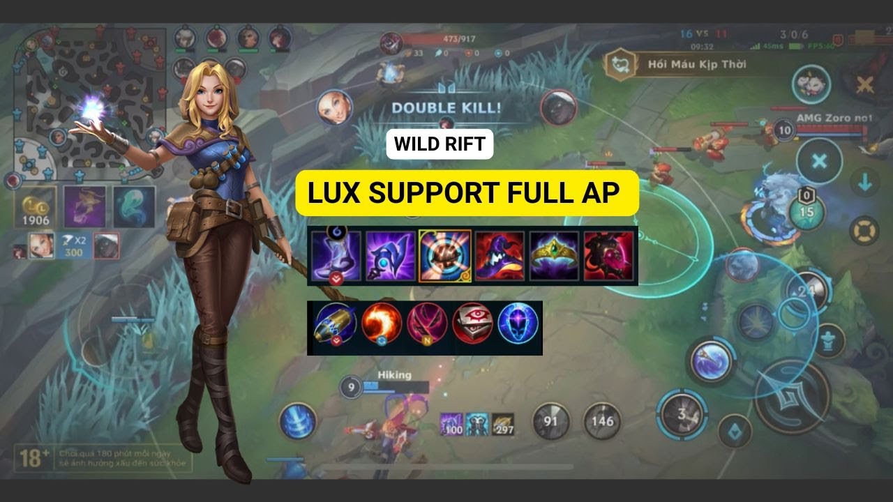 Поддержка Lux в Wild Rift - Геймплей Lux